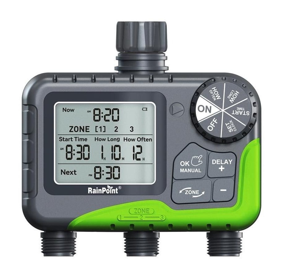 Hagevanning - RainPoint 3‑Zone Hose Timer ITV305 - ITV305
