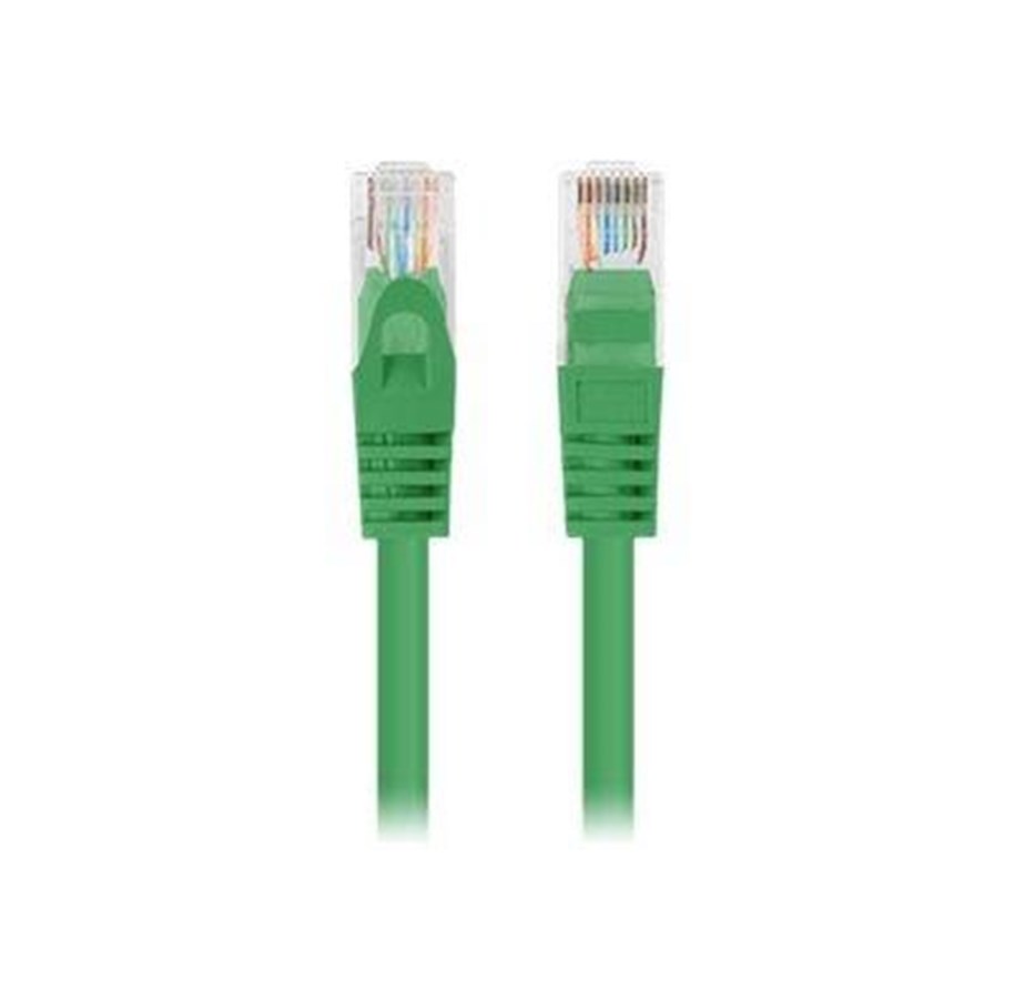 Nettverkskabel - Lanberg patch cable - 3 m - green RAL 6024 - Grønn - 3m - PCU6-20CC-0300-G