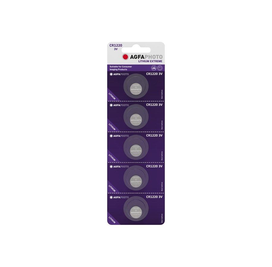 Batteri - Agfa Photo battery x CR1220 - Li (pack of 5) - 150-803210