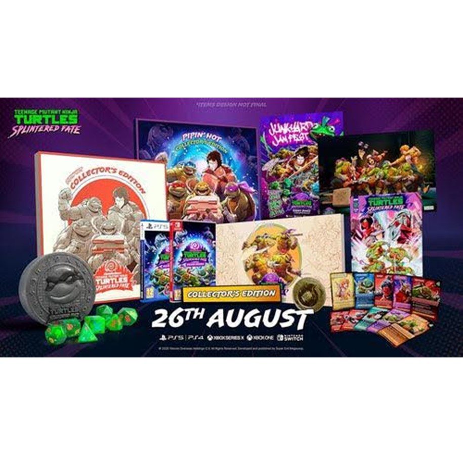 Spill - Teenage Mutant Ninja Turtles: Splintered Fate Pipin' Hot (Collector's Edition) - Nintendo Switch - Action/Adventure - 5056635614896