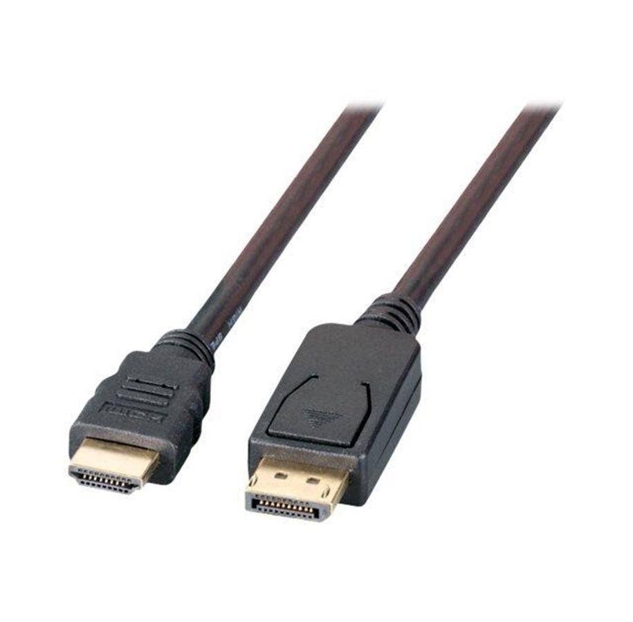 Skjermkabel - EFB NORDIC EFB-Elektronik adapter cable - DisplayPort / HDMI - 3 m - K5561SW.3V2