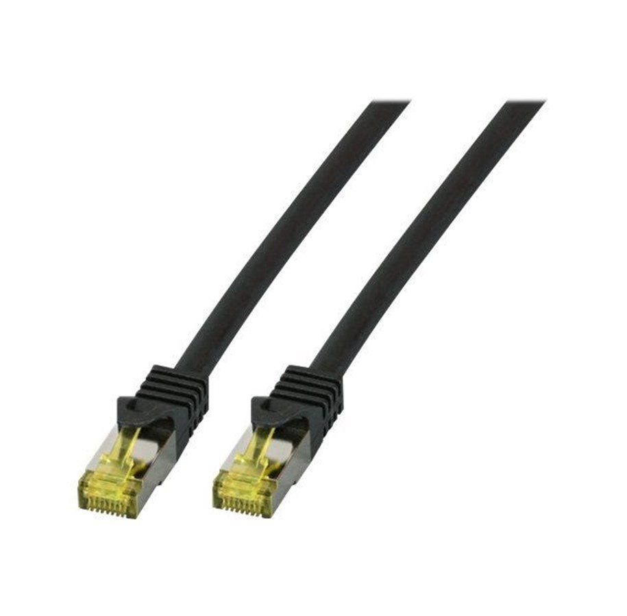 Nettverkskabel - EFB NORDIC EFB-Elektronik patch cable - 15 cm - black - Svart - 0.1m - MK7001.0,15B
