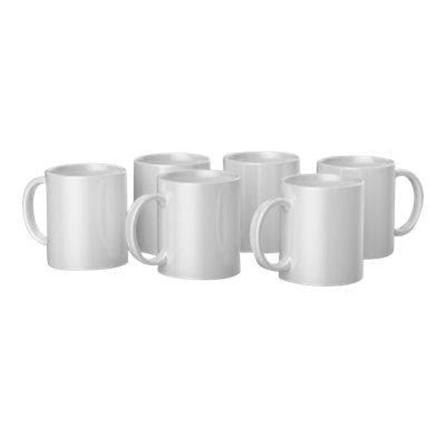 Etikettskriver - Cricut - unfinished mug - white - ceramic (pack of 6) - 2008942