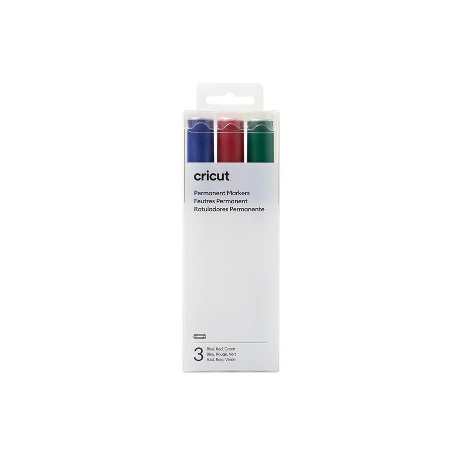 Etikettskriver - Cricut - marker - blue red green (pack of 3) - 2008876