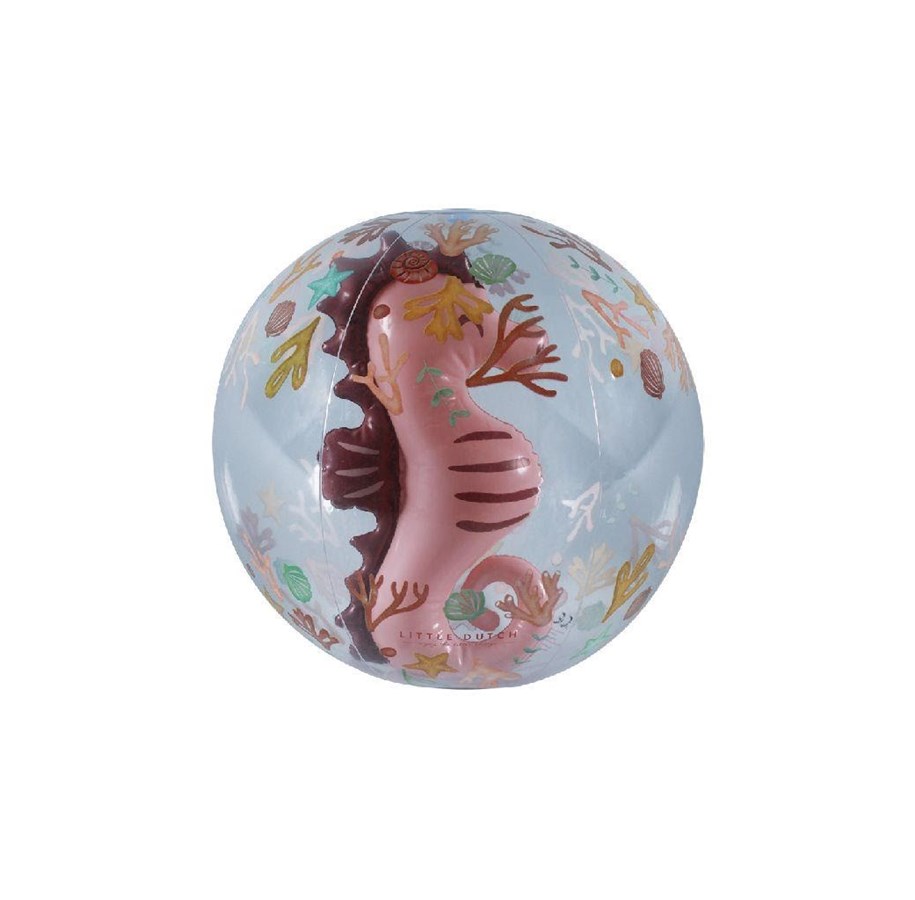 Vannlek - Little Dutch Ocean Dreams Beach Ball 3D Figure Pink - 2012397