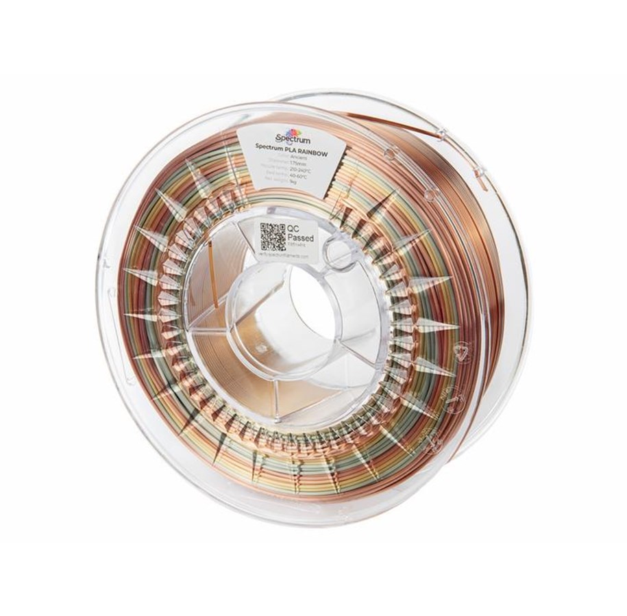 Filament/Resin - 3D-skriver - Spectrum 3D Filament / PLA SILK Rainbow / Ancient / ⌀ 1.75 mm / 1 kg - 81021