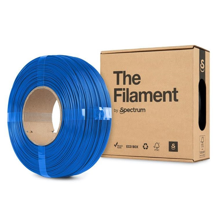 Filament/Resin - 3D-skriver - Spectrum The Filament / ReFill PLA / Performance Blue / ⌀ 1.75 mm / 1 kg - TF-24045