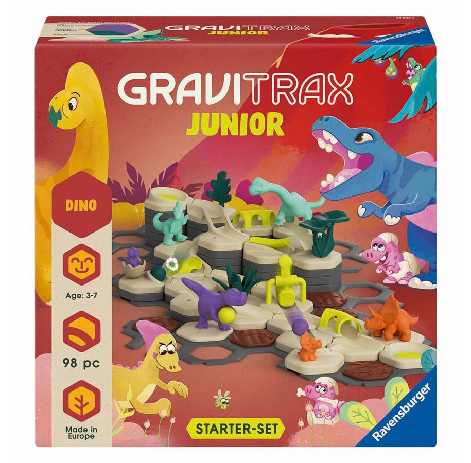 Byggesett - Ravensburger GraviTrax Junior Starter Set L Dino - 24586 4
