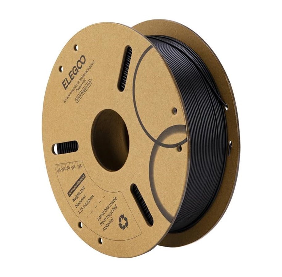 Filament/Resin - 3D-skriver - Elegoo PLA Filament - Black - 50.203.0038