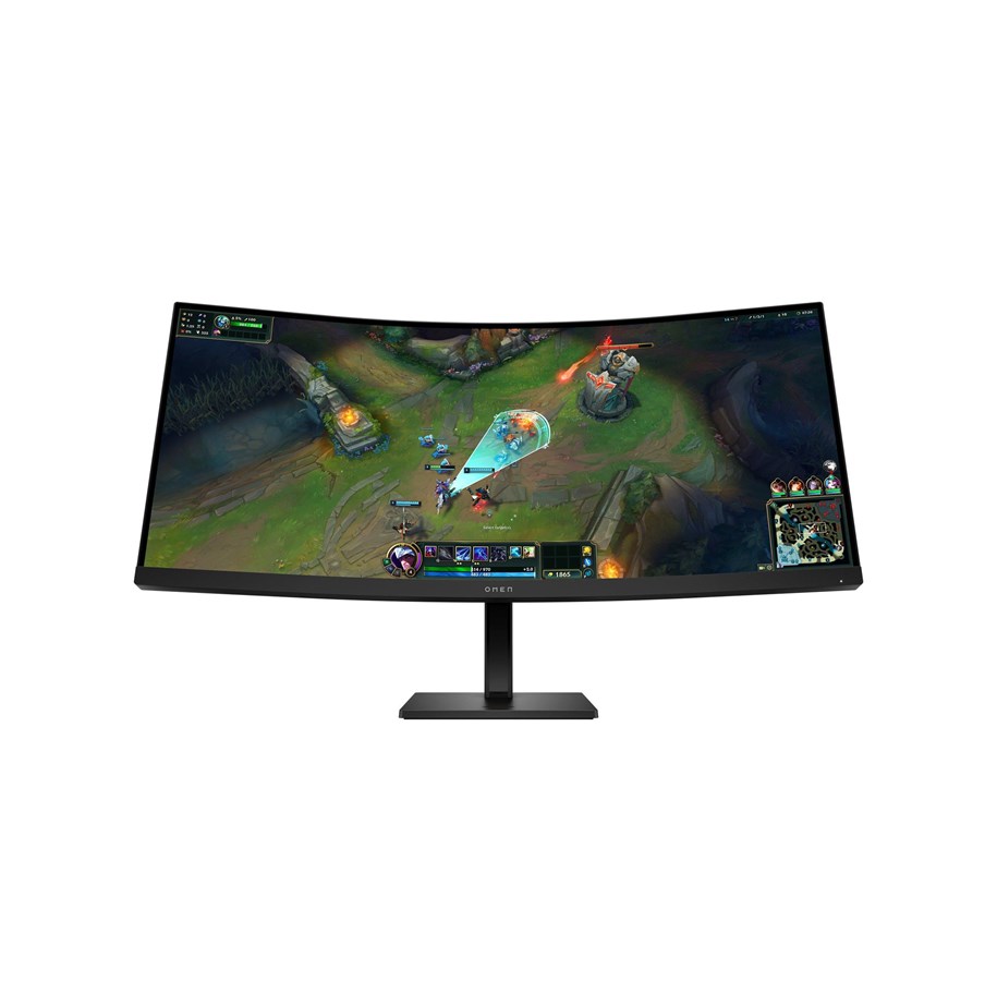 Skjerm - 34" HP OMEN 34c - 3440x1440 (UWQHD) - 180Hz - VA - AV4C1AA#ABB
