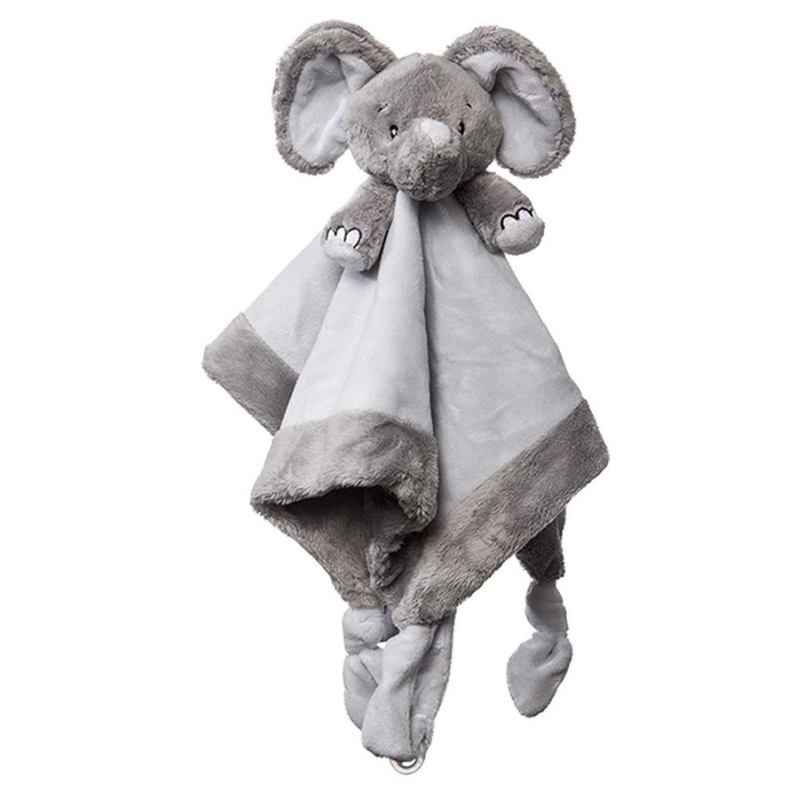 Leketøy - My Teddy CUDDLE CLOTH ELEPHANT GREY 35x35CM - 28-280002