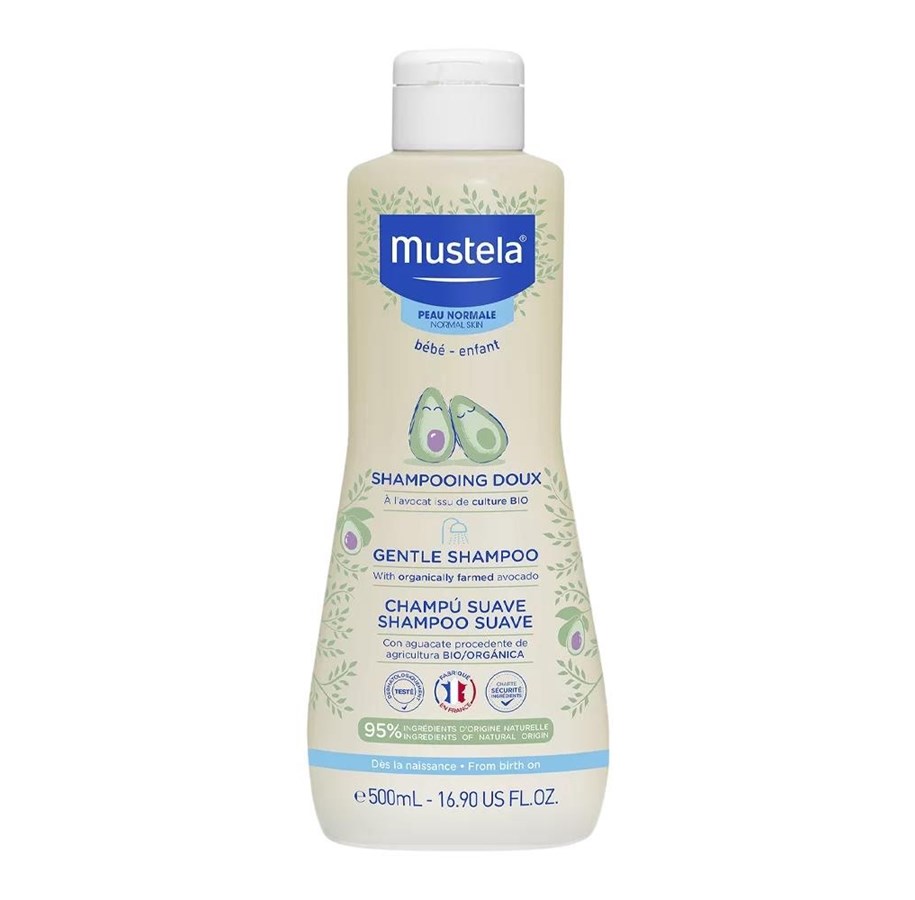 Hårpleie - Mustela Gentle Avocado Hair Shampoo – 500 ml - 3504105036133