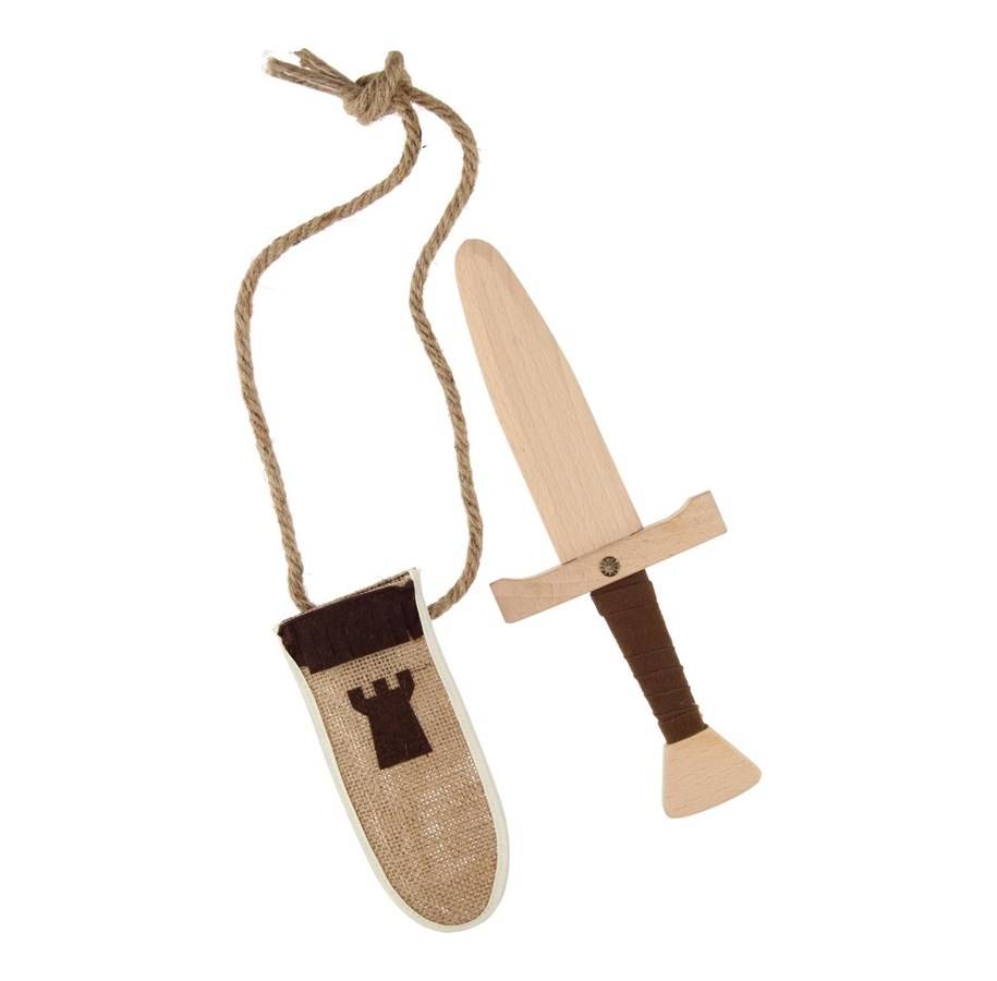 Treleker - Playwood Wooden Dagger Luxury with Sheath - RS720B