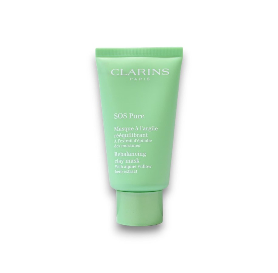 Ansiktspleie - Clarins S.O.S. Pure Rebalancing Clay Mask 75 ml - 3666057128783