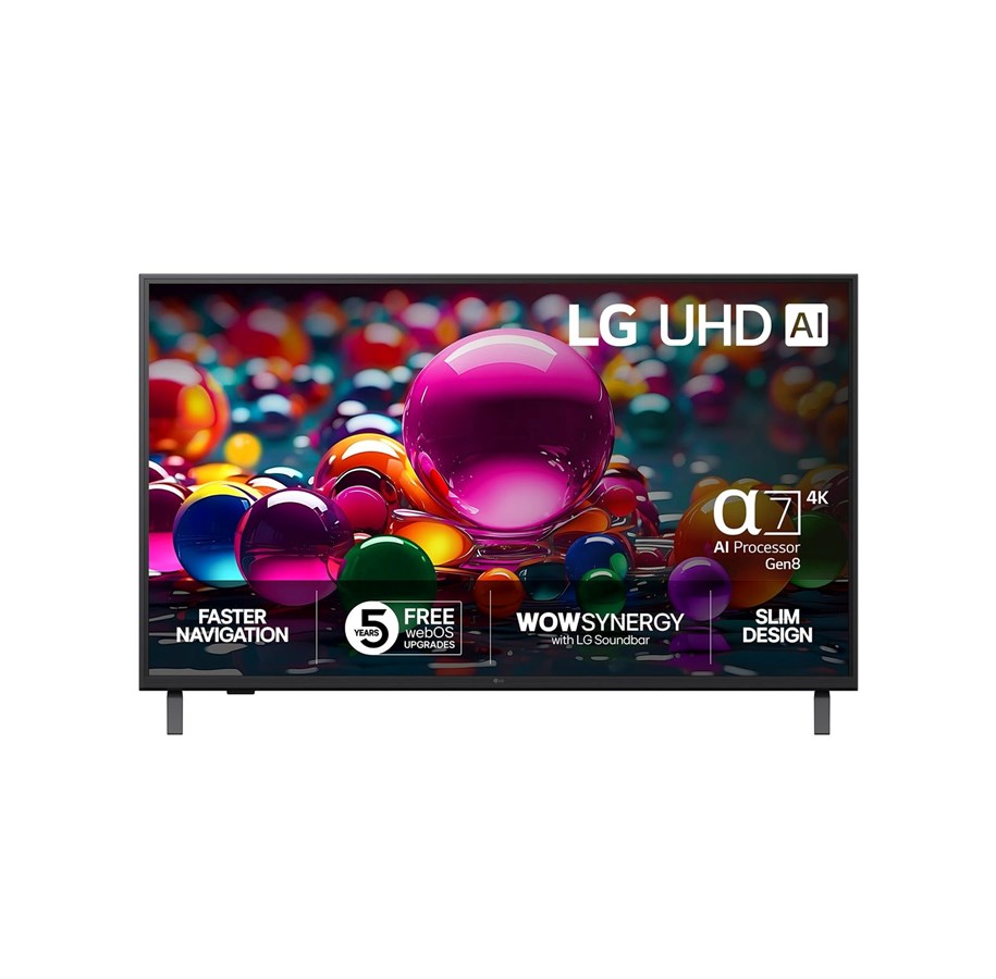 Flatskjerm-TV - LG 43" Flatskjerm-TV LED 4K 43" UHD AI UA75 4K Smart TV 2025 - 43UA75006LA.AEUD