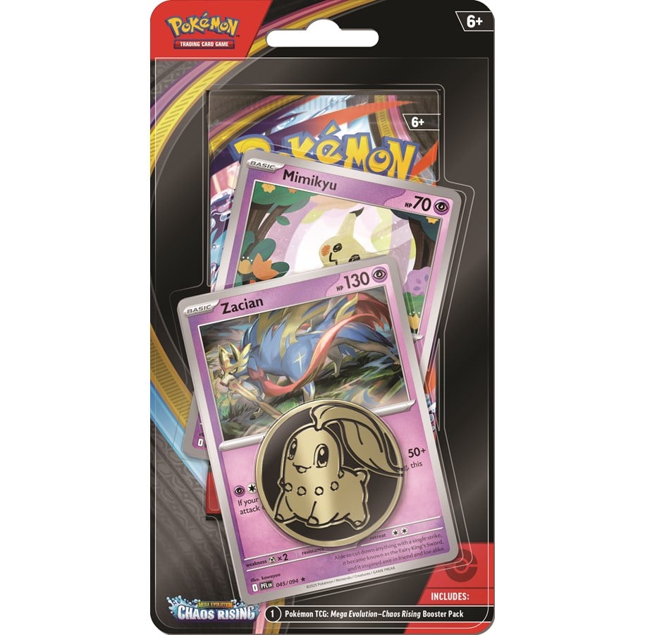 Pokemon - Pokemon TCG Chaos Rising Booster Pack with Promo Card and Coin - assorted blister packaging - Mega Evolution - POK10405-103