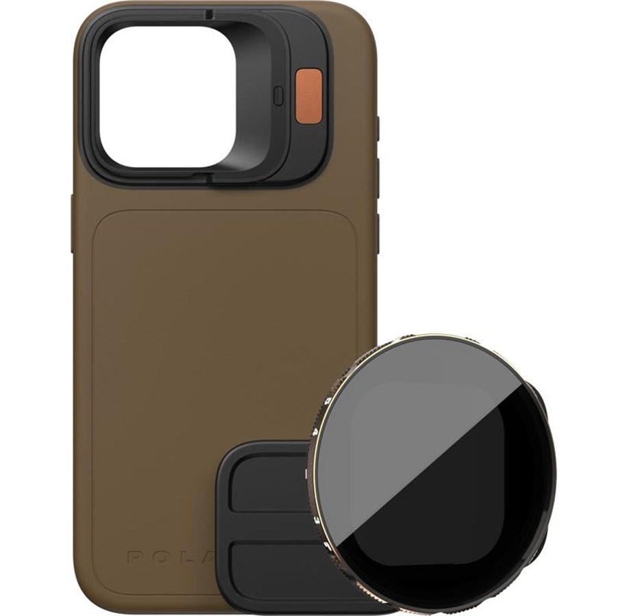 Mobil - Adaptere og ladere - PolarPro Kit - LiteChaser iPhone 15 Pro Case Deser - 131148