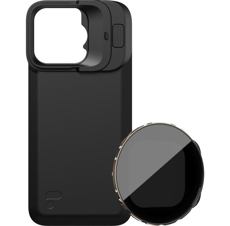 Mobil - Deksel og etui - PolarPro Kit - LiteChaser iPhone 16 Pro Exo BackPl - 131161