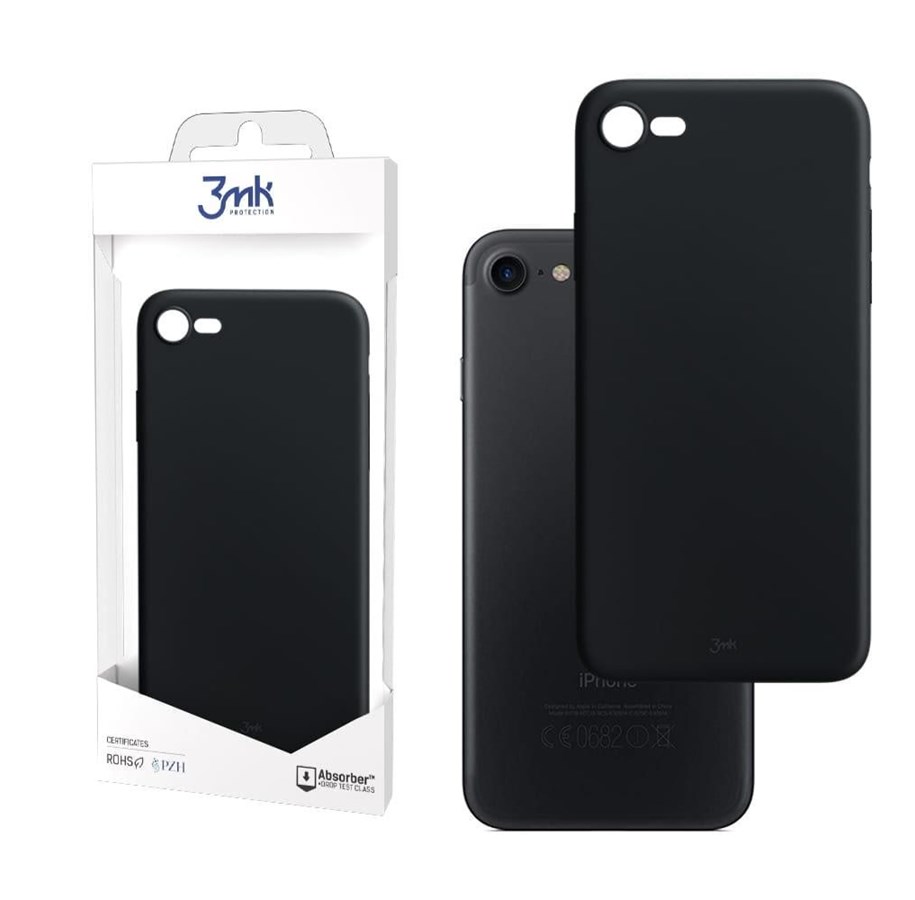 Mobil - Deksel og etui - 3mk Apple iPhone SE 2020/2022 -  Matt Case black - 5903108251211