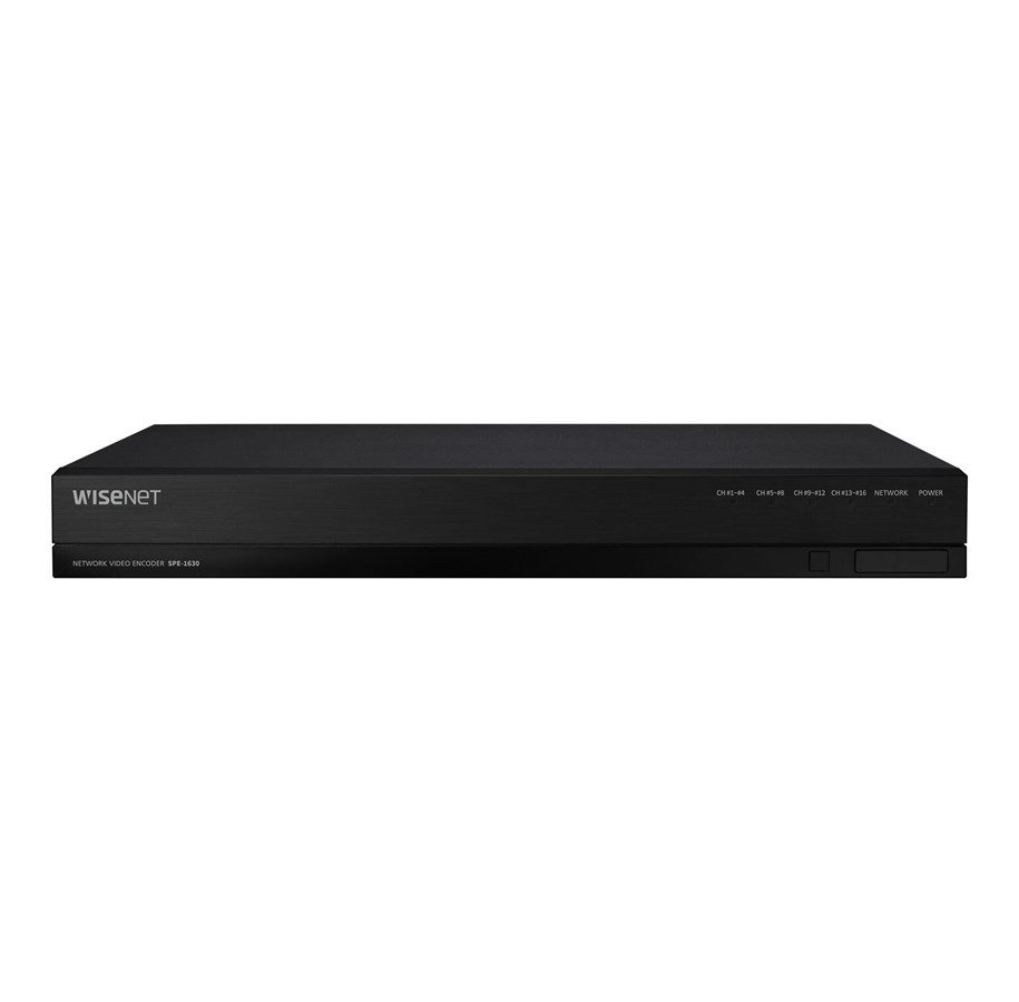 Videovervåkningssystem - Hanwha Vision WiseNet SPE-1630 - video server - 16 channels - SPE-1630