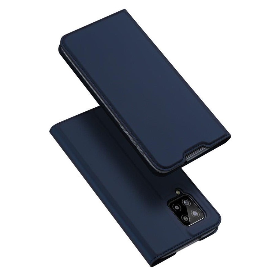 Mobil - Deksel og etui - Dux Ducis  Skin Pro Holster Case Flip Cover Samsung Galaxy A42 5G Blue - 6934913057087