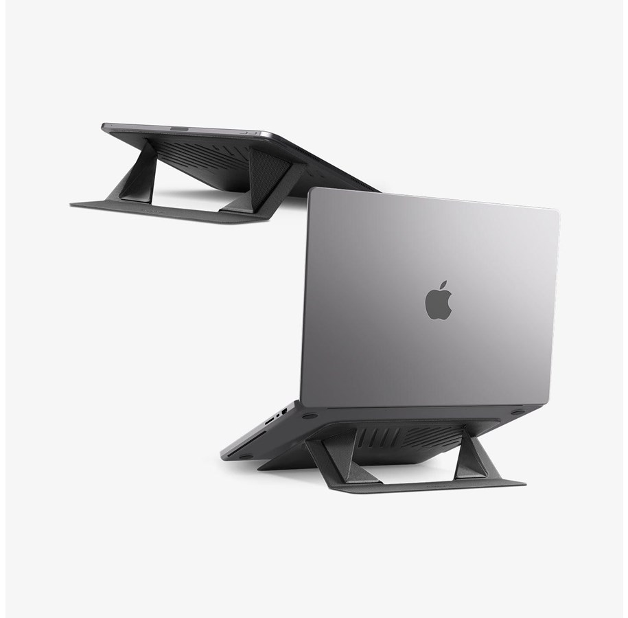 Kabinett tilbehør (kjølepasta mv.) - Spigen Slim Fold Laptop Stand LD201-S6 - black - AMP11115