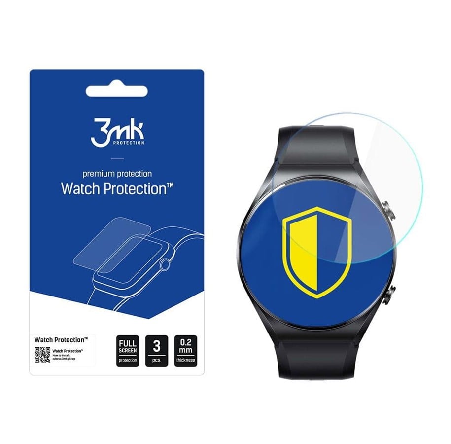 Smartklokke - Tilbehør - 3mk Watch Protection™ v. FlexibleGlass Lite hybrid glass for Xiaomi Watch S1 - 5903108466400
