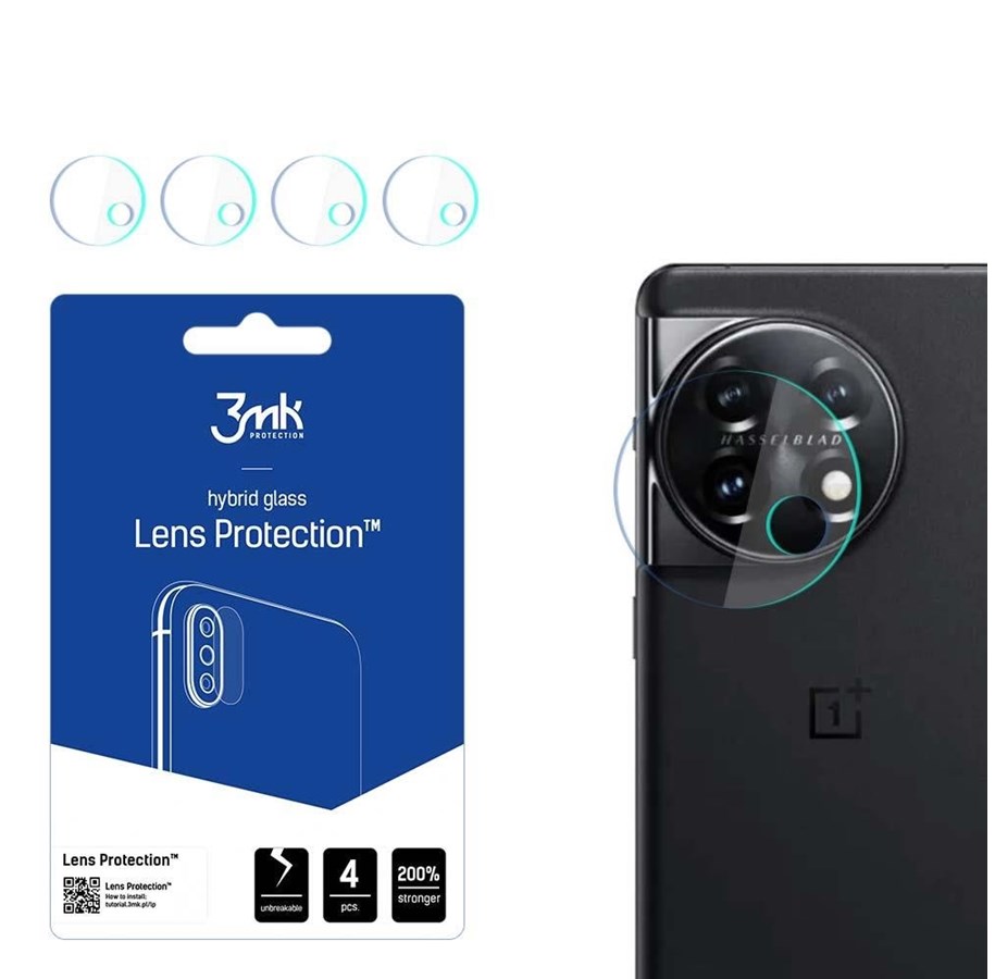 Mobil - Beskyttelsesglass - 3mk Lens Protection™ hybrid camera glass for OnePlus 11 5G - 5903108515009