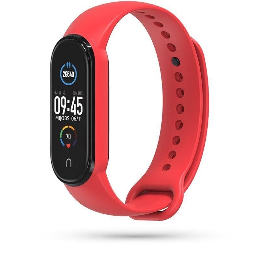 Smartklokke - Tilbehør - Tech-Protect IconBand Strap for Xiaomi Mi Smart Band 5 / 6 / 6 NFC - Red - 0795787712191