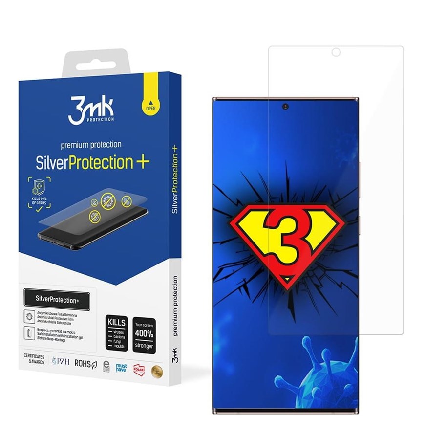 Mobil - Beskyttelsesglass - 3mk Samsung Galaxy Note 20 Ultra 5G -  SilverProtection+ - 5903108302739