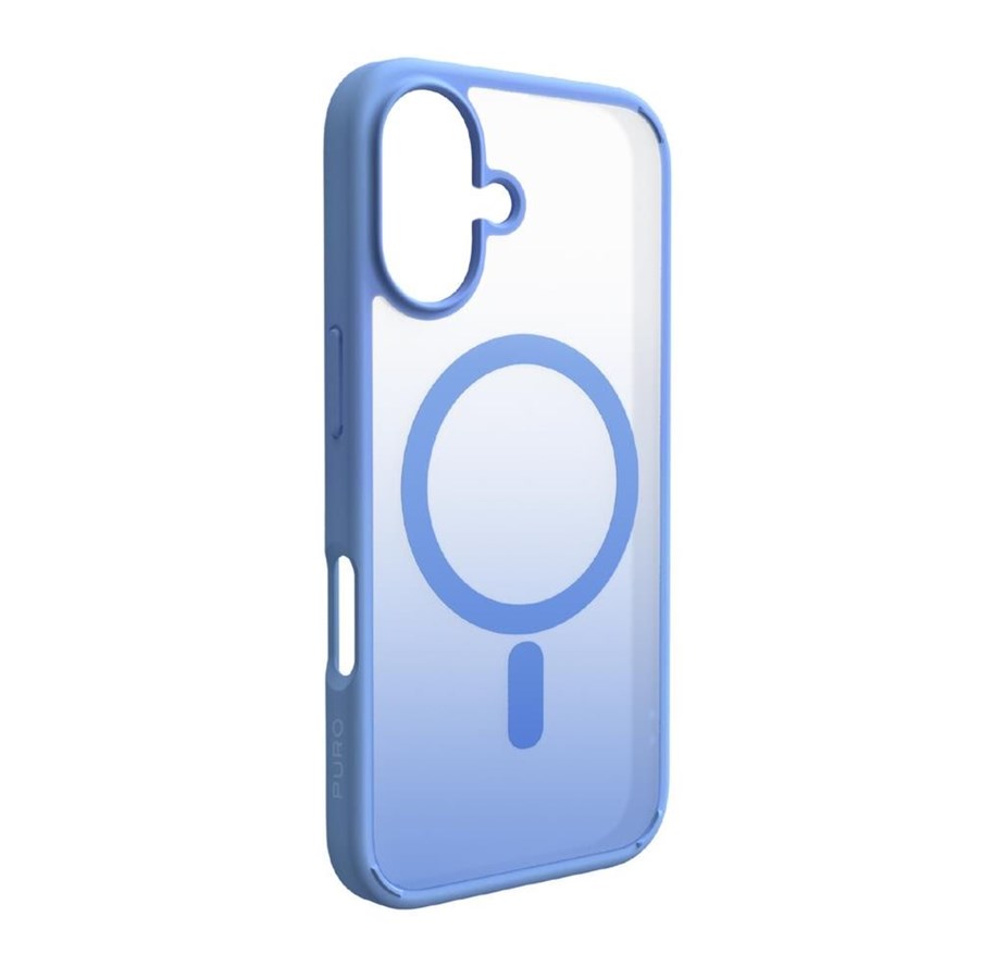 Mobil - Deksel og etui - Puro Gradient TPU Case Compatible with MagSafe for iPhone 17 - Blue - PUIPC1763GRADBLUE