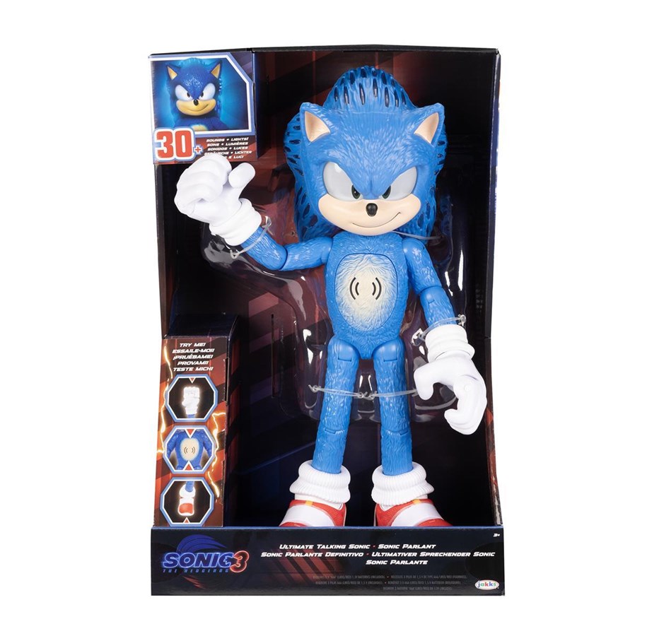 Figurer - Sonic The Hedgehog 3 Movie 12" Feature Figure Ultimate Talking  12in - 424754
