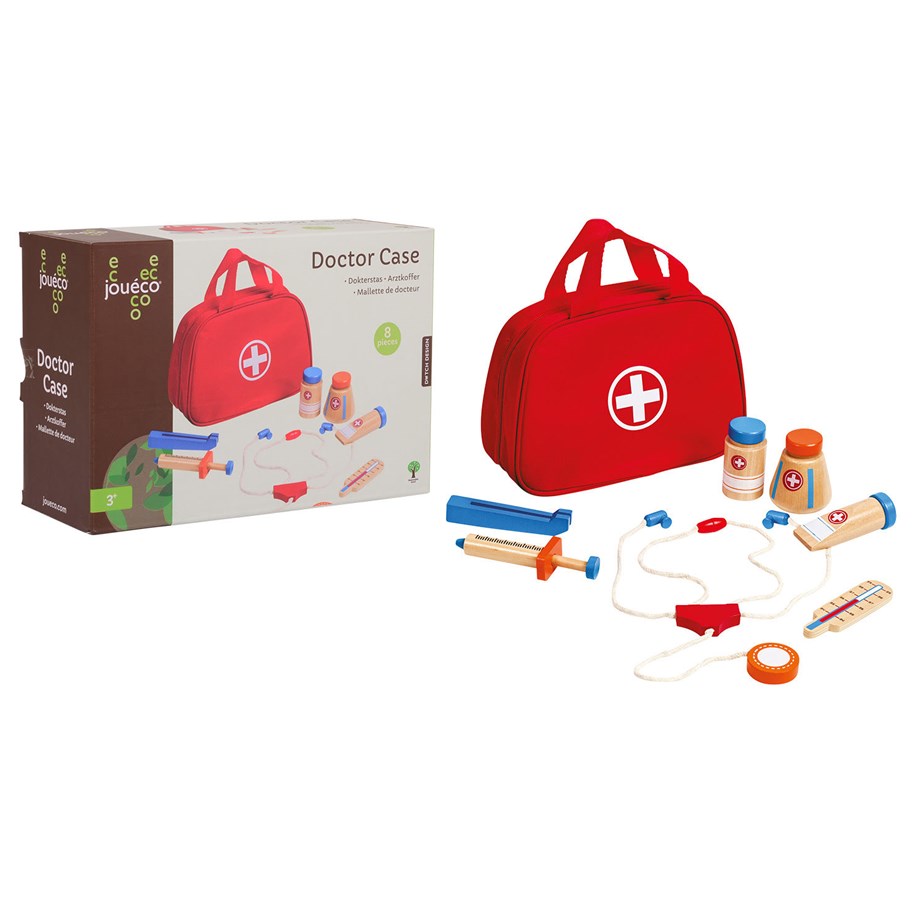 Treleker - Jouéco Doctor case with accessories 8 pieces - 263-80037
