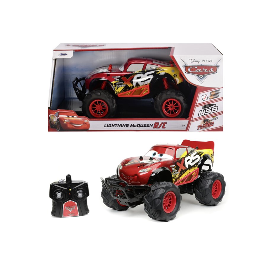 Fjernstyrt - Jada Toys RC Lightning McQueen Off Road 1:14 - 9333481214R00