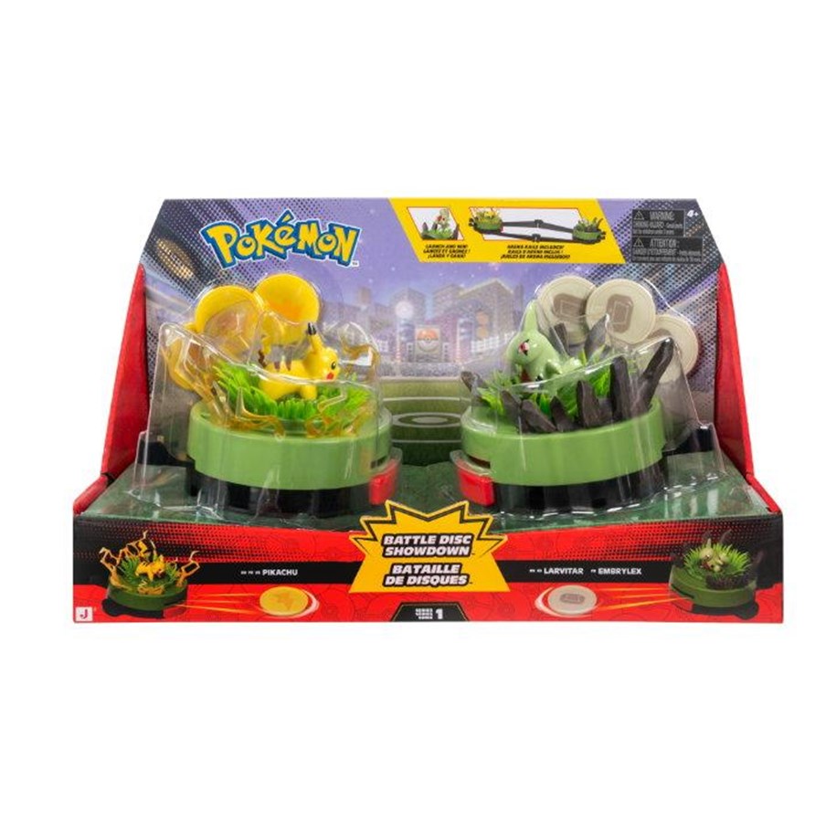 Pokemon - Pokemon BATTLE DISC SHOWDOWN PIKACHU VS LARVITAR - PKW4879