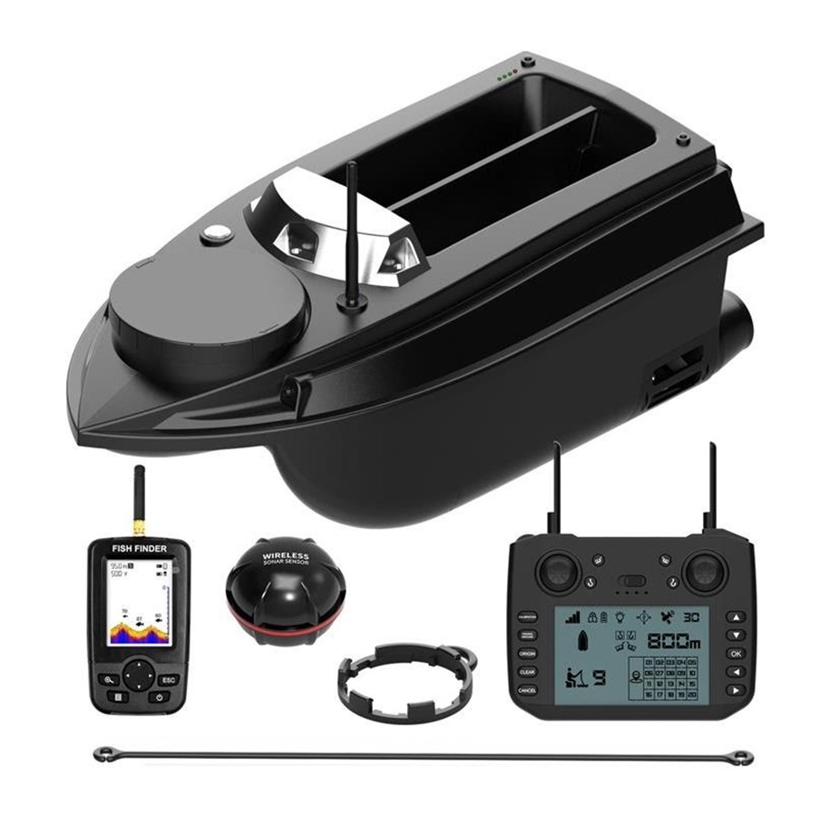 Fjernstyrt - Flytec V030 Fishfinder 20000mah bait boat - V030-Finder