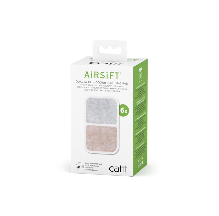 Katt - Catit AIRSIFT Dual Action Filterkassette 6 stk. - 44312