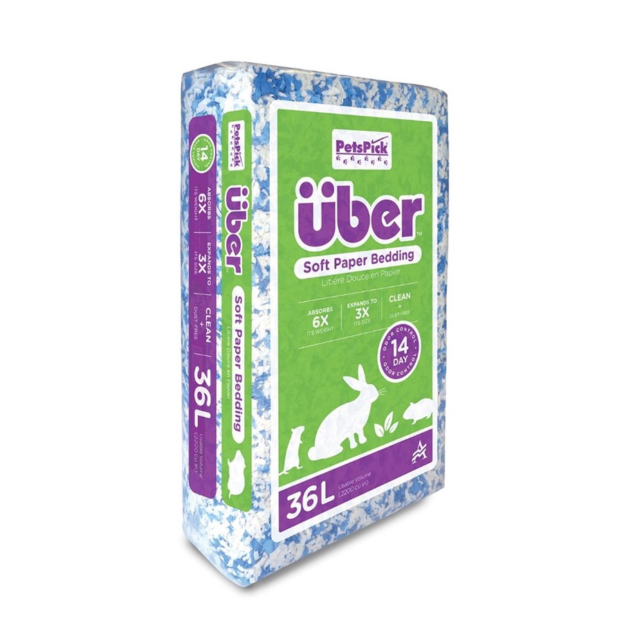 Smådyr - Über Papirstrøelse 36 L Blå/Hvid - 80500/2200PWUBPKBLUW