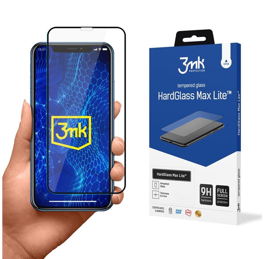 Mobil - Beskyttelsesglass - 3mk Apple iPhone 11 -  HardGlass Max Lite™ - 5903108133029