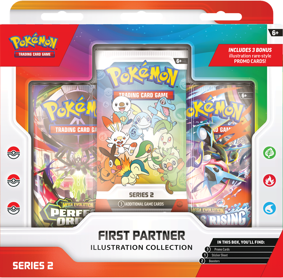 Pokemon - Pokemon TCG First Partner Illustration Collection Box Series 2 - POK10395-101
