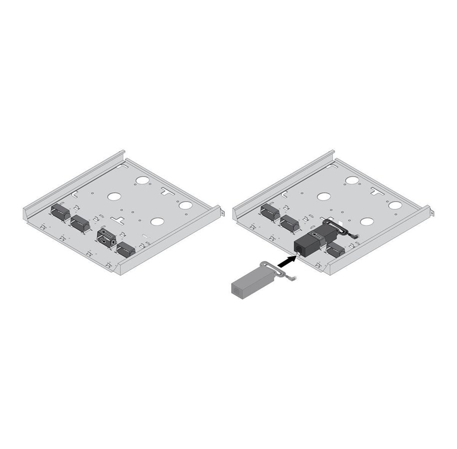 Tilbehør - Palo Alto Networks rack mounting tray - 1U - PAN-1RU-4POST-RACK-10
