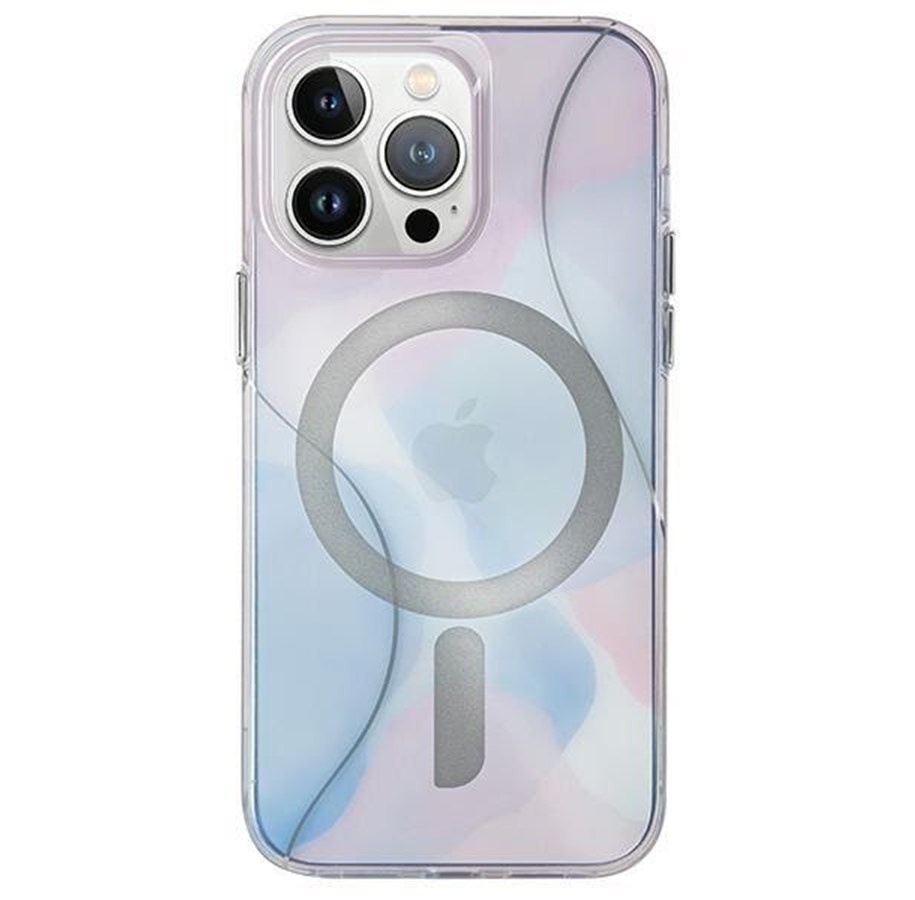 Mobil - Deksel og etui - UNIQ Coehl Palette Magnetic Charging Case for iPhone 15 Pro - Blue - 8886463686720