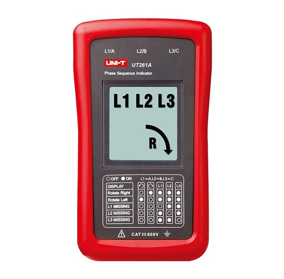 Måleutstyr - UNI-T Uni-T UT261A tester for motorfase og rotasjonsretning - UT261A