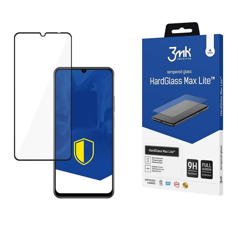 Mobil - Beskyttelsesglass - 3mk HardGlass Max Lite™ - Realme C51 4G - 5903108537254