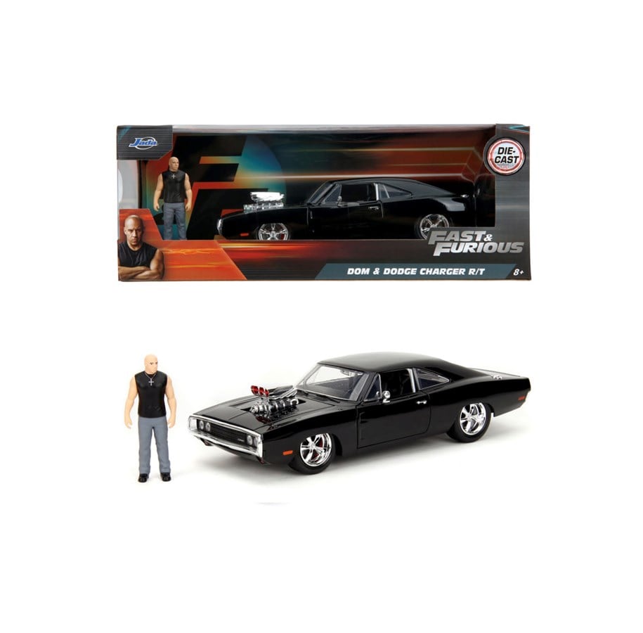 Reklameartikler - Jada Toys - Fast&Furious 1970 Dodge Charger+Fig.1:24 - 9335907314R00