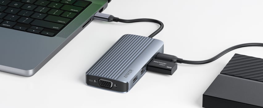 Anker Dockingstations + USB hubs produkter
