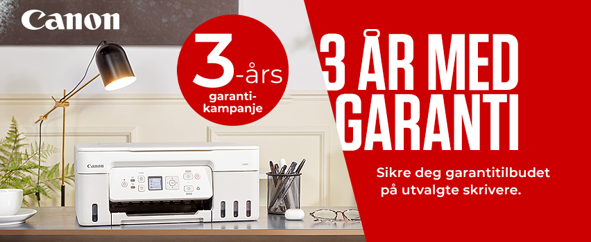 Canon 3 år med garanti - Proshop