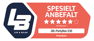 JBL PartyBox 130 - Lyd & Billede - Utmerket