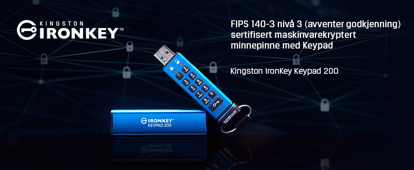Kingston IronKey Keypad 200 - Proshop