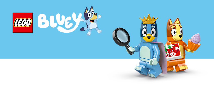 LEGO® Bluey – lek og bygg med Bluey og vennene